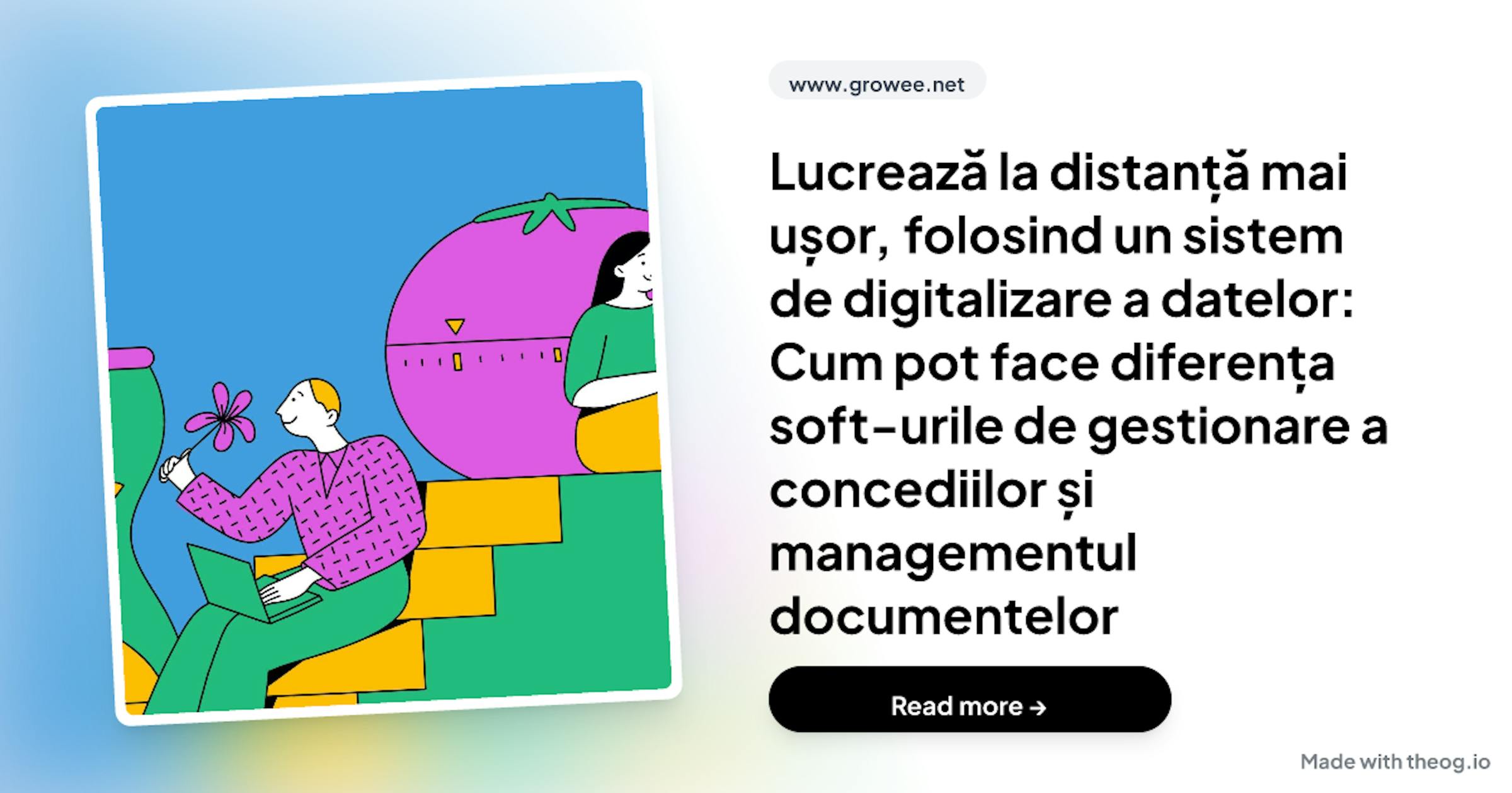 Lucrează la distanță mai ușor, folosind un sistem de digitalizare a datelor