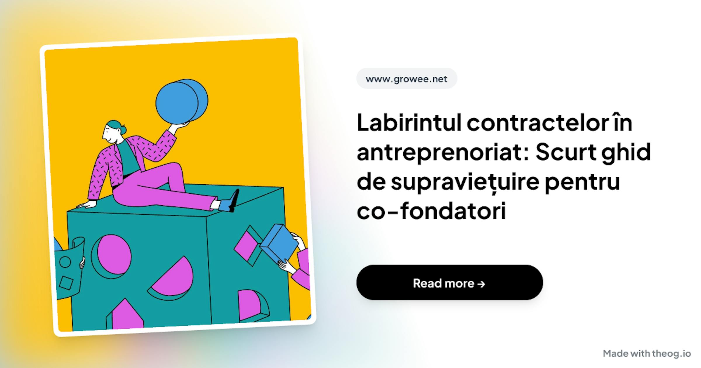 Labirintul contractelor în antreprenoriat: Ghid esențial pentru co-fondatori